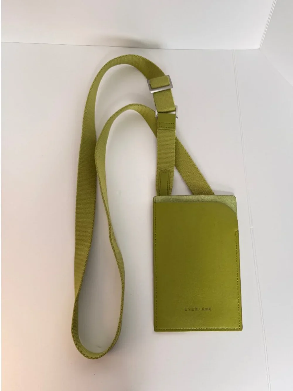 Everlane Cactus Leather Mini Sling Bag Pepper Green